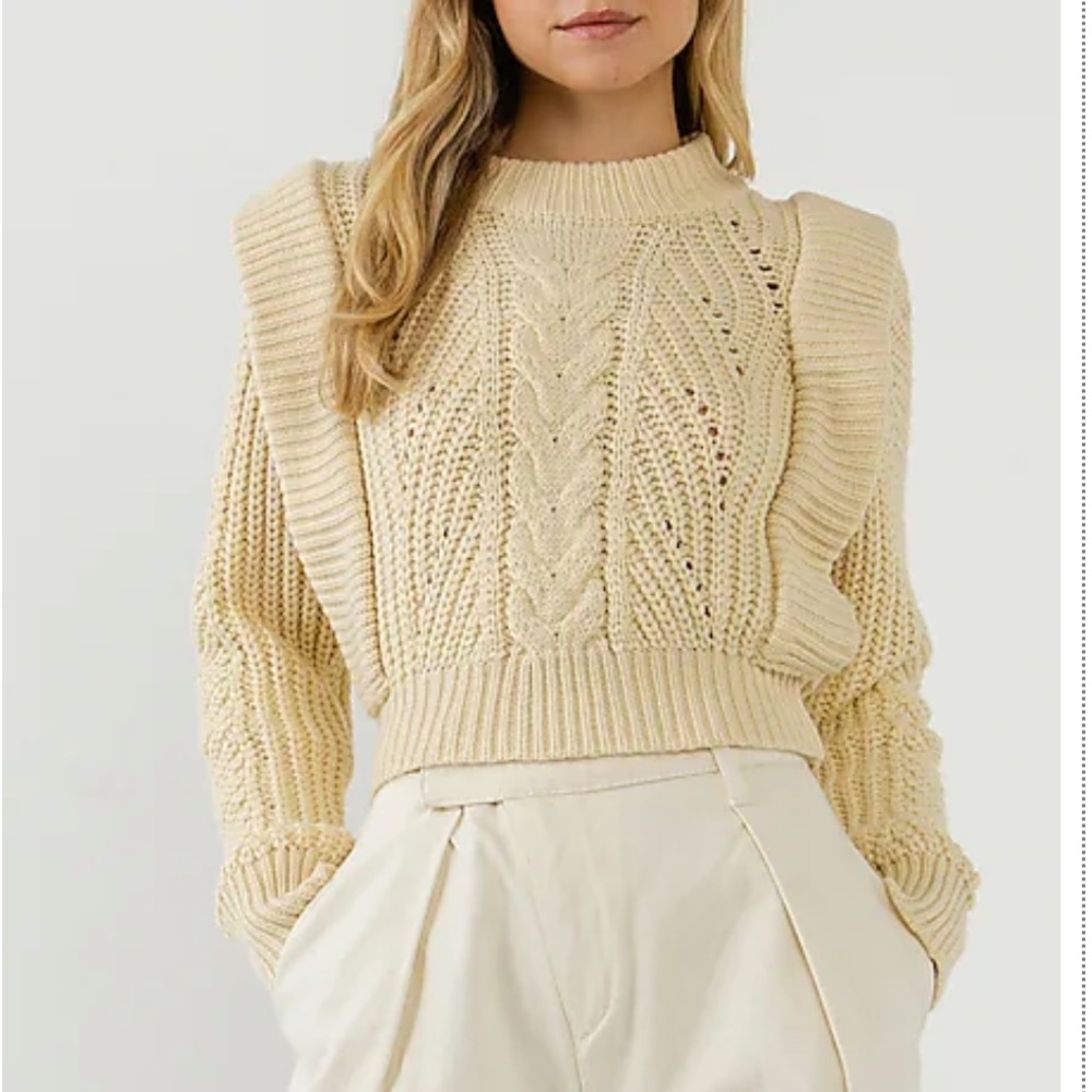 Express Marketplace English Factory Knitted Sweater